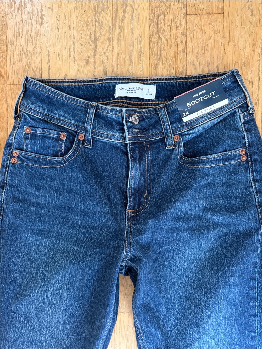 Abercrombie & Fitch Indigo Bootcut Jeans